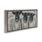 Stupell Industries Three Sheep Trio Portrait Framed Floater Canvas Wall Art